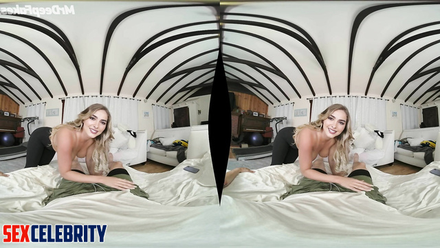 Addison Rae makes nice blowjob and handjob in VR deepfake porn tape