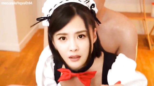 Chinese maid Yang Mi is fucked from behind - fake porn / 杨幂 假色情片