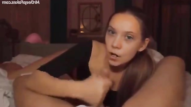 Greta Thunberg gives me the best handjob ever (deepfake POV porn)