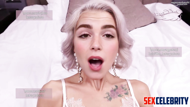 Kiernan Shipka deepfake porn video with fingering in wet pussy [PREMIUM]