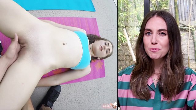 Alison Brie commenting her nice fuck in gym - fake [PREMIUM]