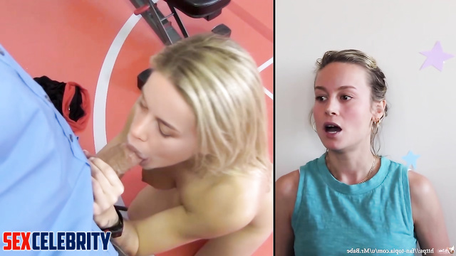 Brie Larson tempted trainer for fuck in gym - deepfake [PREMIUM]