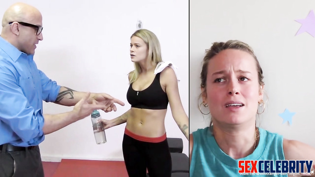 Brie Larson likes sex after workouts (cum on face), deepfake [PREMIUM]