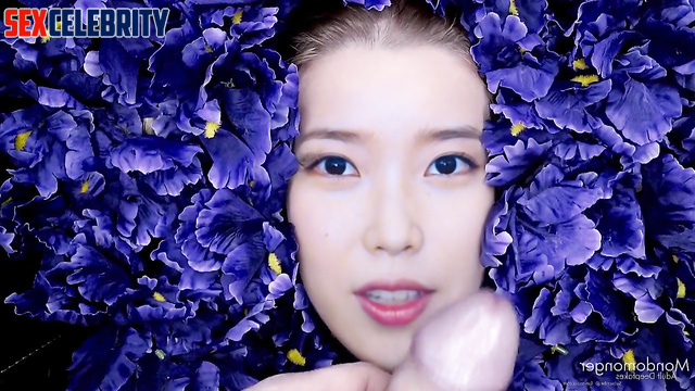 Fake babe IU juicy blowjob in flowers // 아이유 섹스 장면 [PREMIUM]