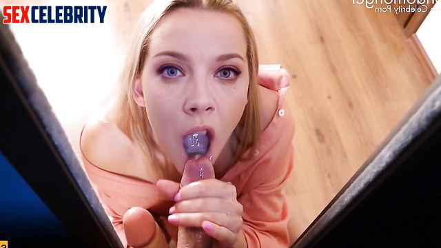 This blonde makes professional blowjob - ai Natalie Dormer [PREMIUM]