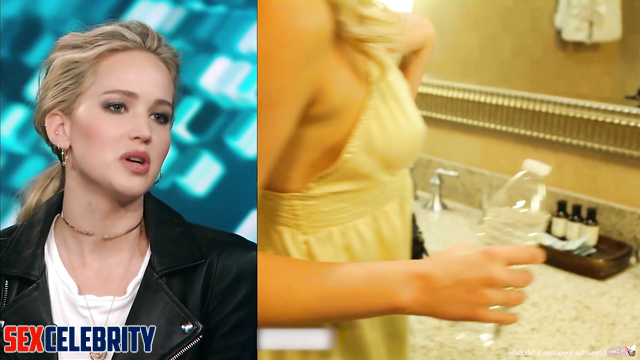 Sexy blonde Jennifer Lawrence fucked for cash / face swap [PREMIUM]