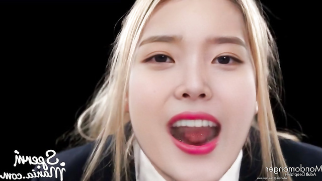 Hot blondie IU (이지은) training to be cum eating slut 딥 러닝 프로그램 [PREMIUM]