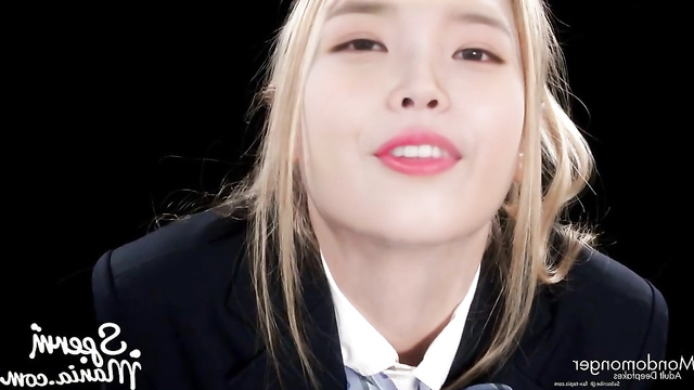 Hot blondie IU (이지은) training to be cum eating slut 딥 러닝 프로그램 [PREMIUM]