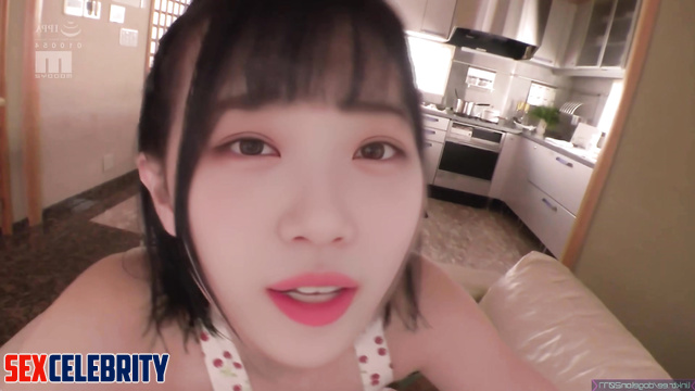 Fake babe Chaewon (채원 아이즈원) hot pov porn in the kitchen [PREMIUM]