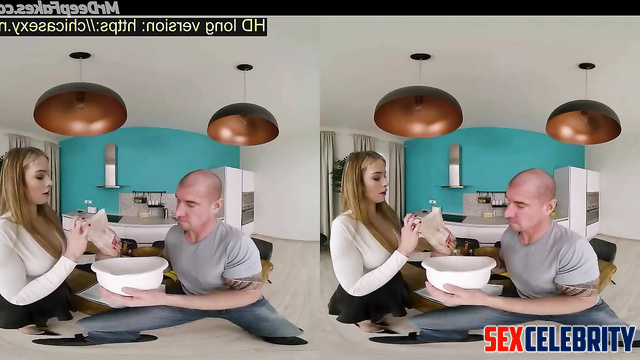 Danielle Panabaker - blonde began to fuck right in kitchen - fakeapp