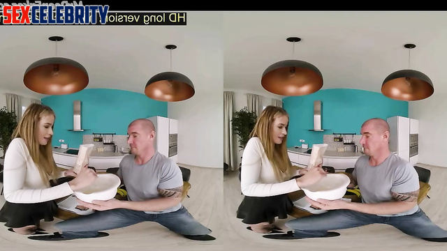 Danielle Panabaker - blonde began to fuck right in kitchen - fakeapp