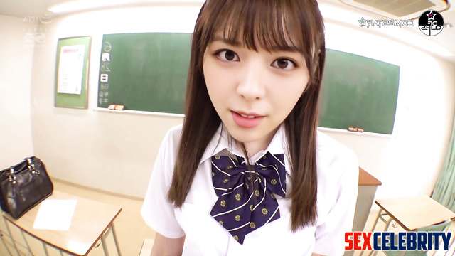 Yuna (신유나 가짜 포르노) foot fetish porn at school - face swap [PREMIUM]