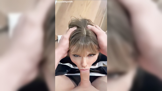 Schoolgirl Taylor Swift working off her good grades, face swap