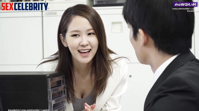 Horny secretary fucked by boss - Rose (로제 블랙핑크) face swap [PREMIUM]