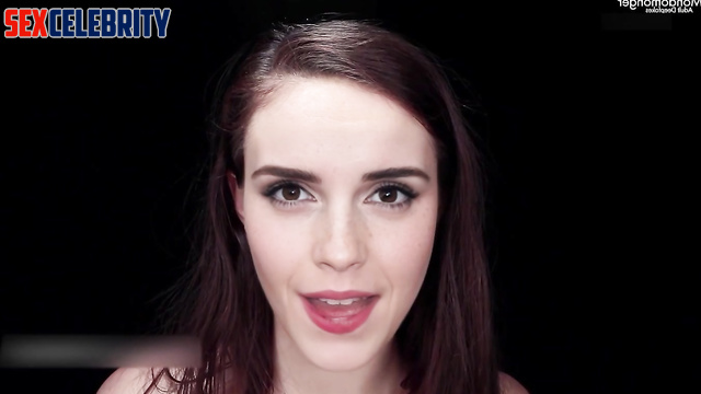 Hot whore Emma Watson wants to fuck and tells about it, sex tape