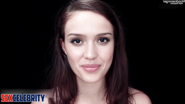 Sexy brunette Jessica Alba told boys about her sex preferences, ai