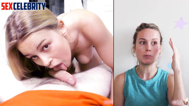 Fake blonde Brie Larson fucked with boy her friend [PREMIUM]