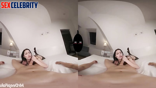 Fast handjob by sexy brunetty Jessica Biel - deepfake pov porn