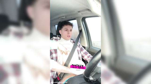 Tom Holland gets handjob & blowjob while driving a car /deepfakes