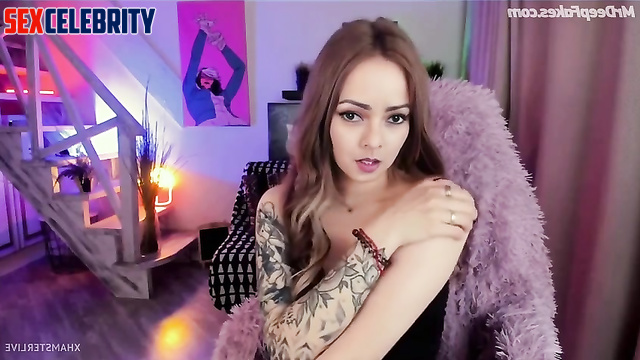 Fakes// Webcam tease with beautiful teen Claudia Guerra