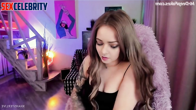 Fakes// Webcam tease with beautiful teen Claudia Guerra