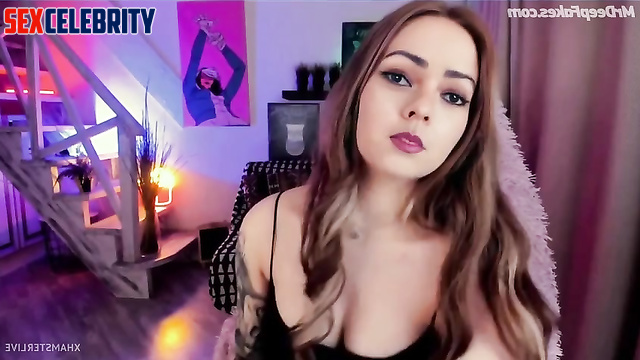 Fakes// Webcam tease with beautiful teen Claudia Guerra