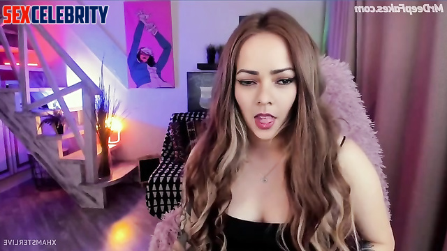 Fakes// Webcam tease with beautiful teen Claudia Guerra