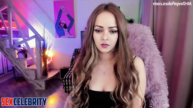 Fakes// Webcam tease with beautiful teen Claudia Guerra
