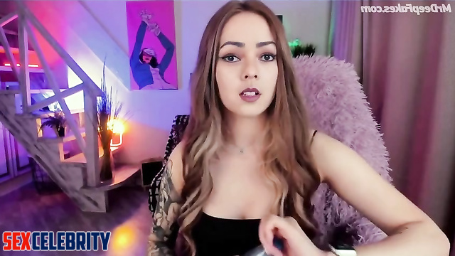 Fakes// Webcam tease with beautiful teen Claudia Guerra