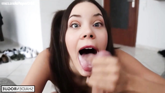 Deepthroat fake porn video with lustful brunette whore Greta Thunberg