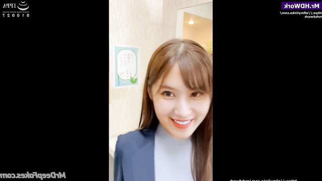 Office bitch Sana TWICE (사나 딥페이크) fucks on the workplace - ai