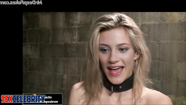 Tied up Lili Reinhart fucked hard face swap fakeporn