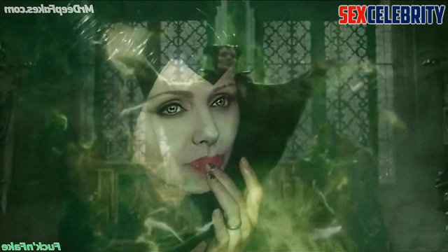 Maleficent Angelina Jolie addicted to suck deepfake porn ai