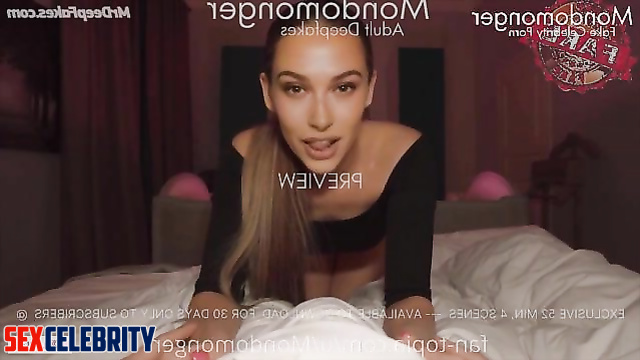 Deepfake Hailey Bieber best blowjob moments porn ai