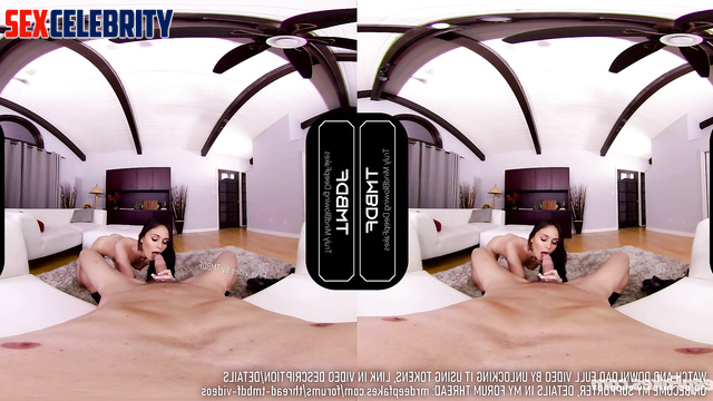 Stunning brunette Nina Dobrev pleasing her man (VR fakes)