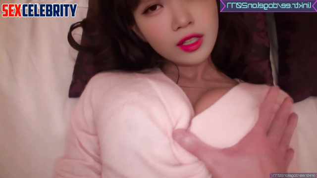 Chaewon [채원 아이즈원 르세라핌] Korean babe plays with his dick - pov porn