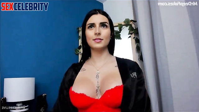 Busty bitch Claudia Palacios dreams about sex - face swap