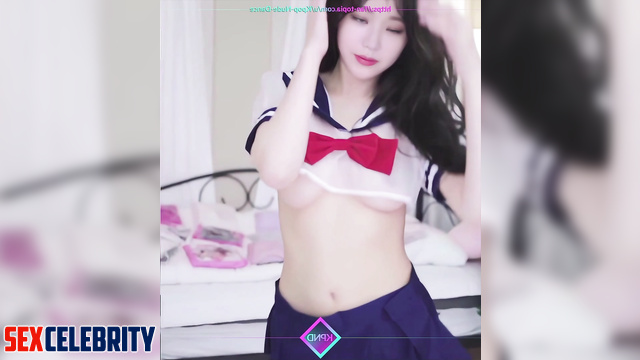 Pretty schoolgirl Karina (카리나 에스파) wanna fuck you and your friends, ai