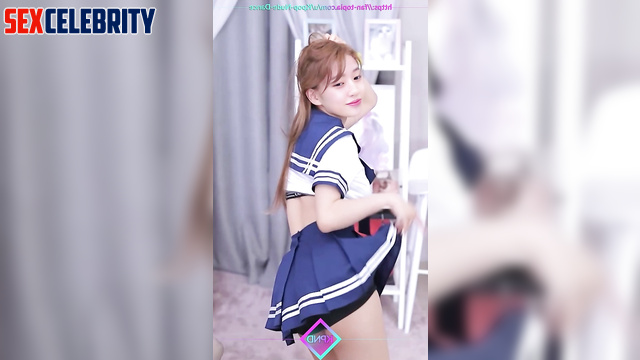 Dancing in schoolgirl costume [안유진 아이즈원] Yujin solo adult video