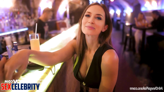 / Deepfake Erotic / Emily Blunt met a handsome guy at a party