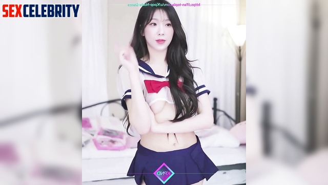 태연 소녀시대 Taeyeon loves dirty dances - solo home porn