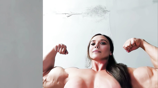 Pumped up bitch Elizabeth Olsen demonstrates naked on camera face swap