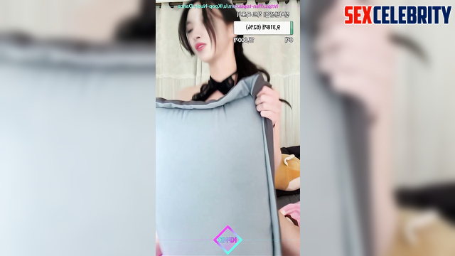 Fake Yujin (안유진 아이브 아이즈원) sexy bitch shows off her big tits