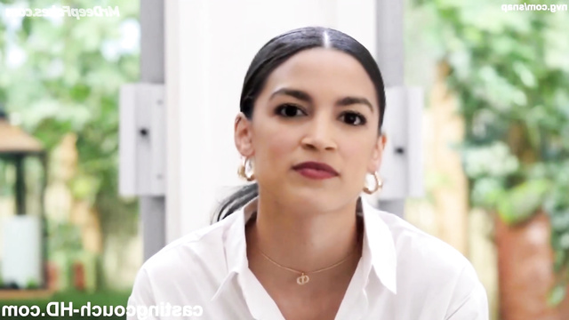 New MILF at porn casting - fake Alexandria Ocasio-Cortez