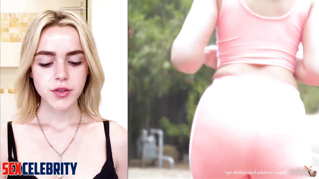 Sexy blonde shares her impressions of hot fucking, fake Kiernan Shipka