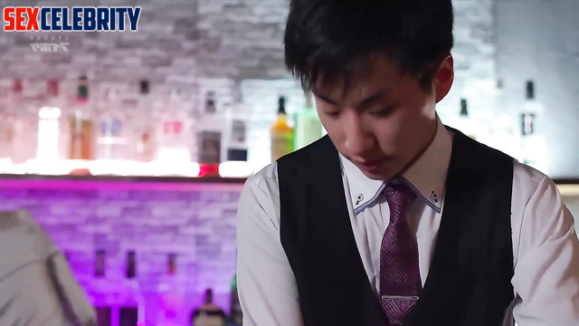 Sexy bartender Zhang Tian'ai (张天爱 成人视频) fucked at work