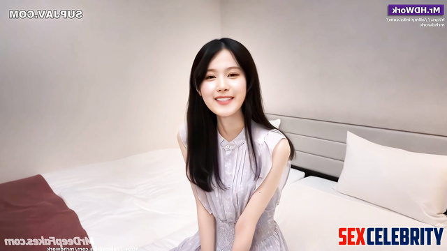 TWICE (트와이스) / Shy teen creampied at porn casting - Sana 사나 가짜 포르노