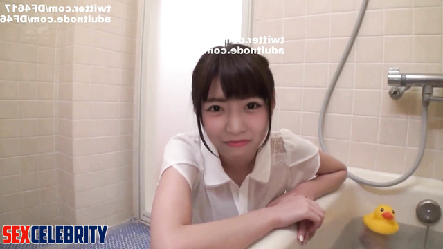 乃木坂46 北野日奈子 フェイクポルノ// Bath time with j-pop celeb Kitano Hinako [PREMIUM]