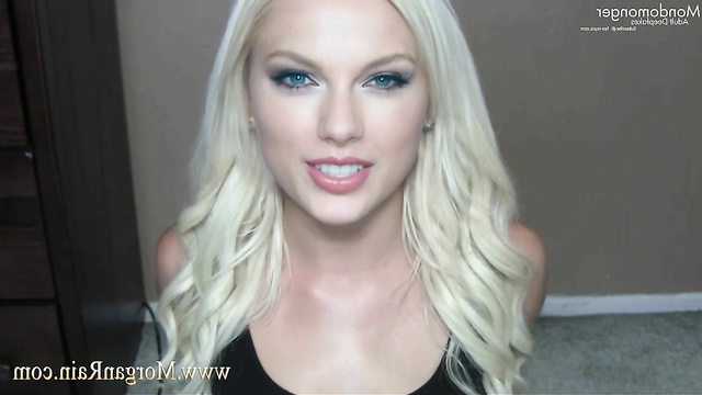 Sexy voice of Taylor Swift makes you cum face swap deepfake [PREMIUM]