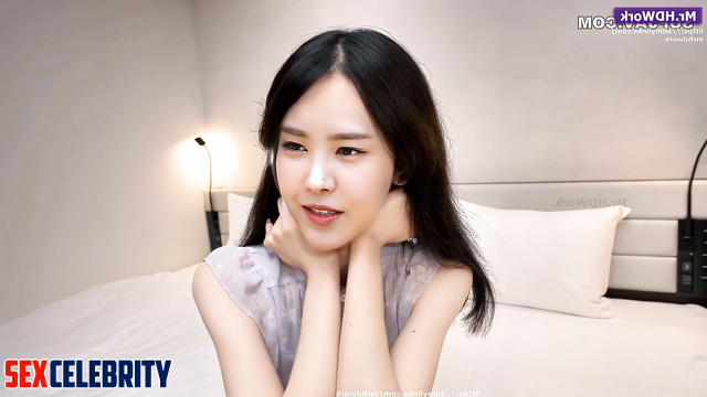 Skinny whore got pussy creampie - Naeun (나은 에이핑크) face swap